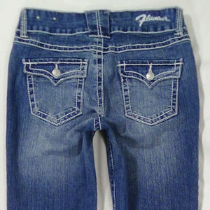 BUBBLEGUM FLAVOR JEANS (SZ 8P) MED BLUE WASH